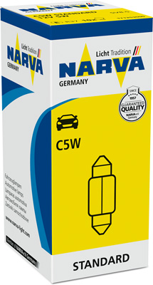 LAMPADA NARVA 12V 5W SV8,5  36MM