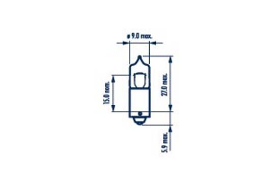 LAMPADA NARVA H-5W 12V 5W