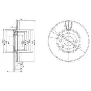 DISCO TRAVAO COMLINE OPEL