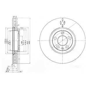 DISCO TRAVAO FEBI CITROEN /FIAT 92115000  562224B 