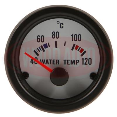 MANOMETRO TEMP. AGUA 12V(FUNDO BRANCO