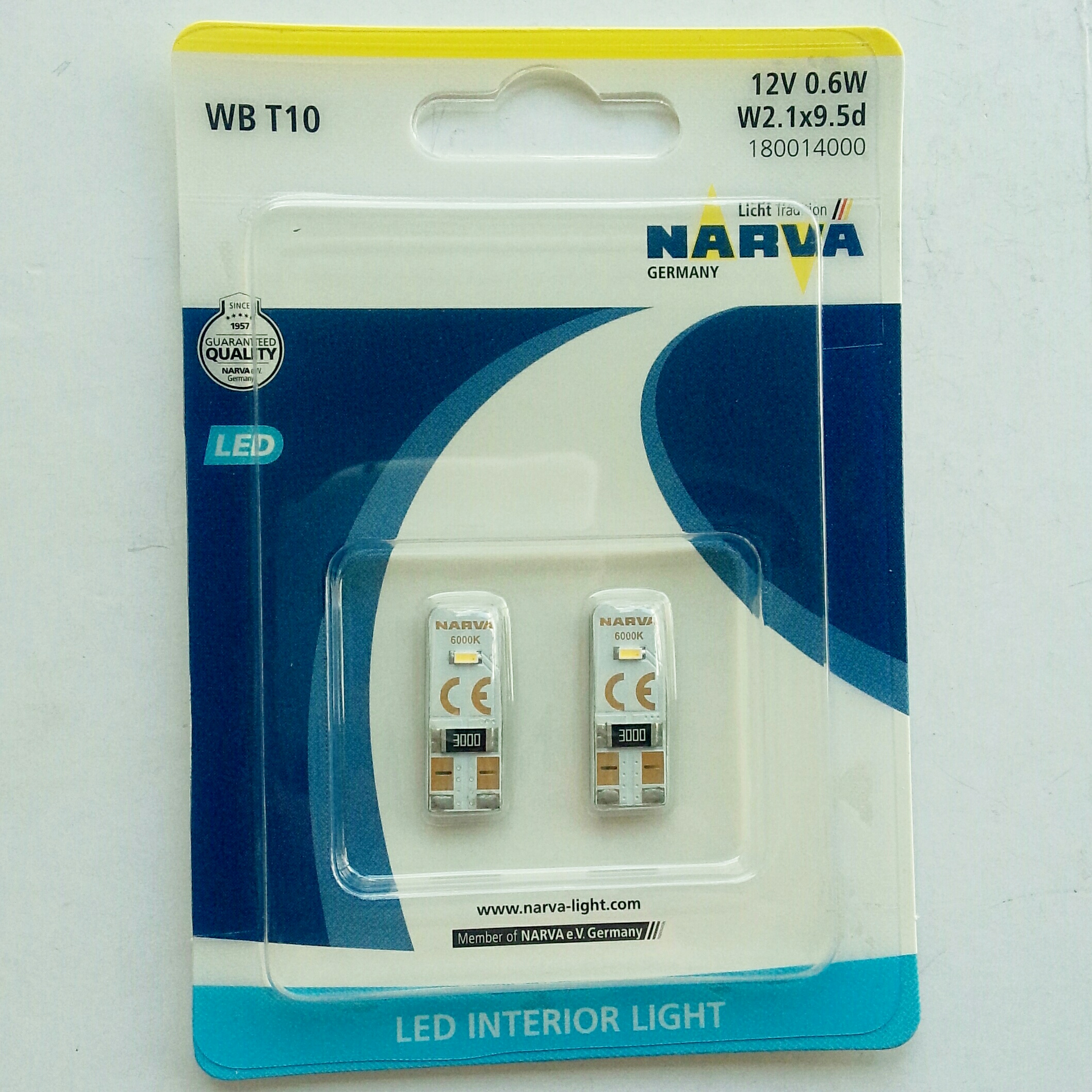 WBT10 12V 0.6W W2,1X9,5D / LED  (PAR)