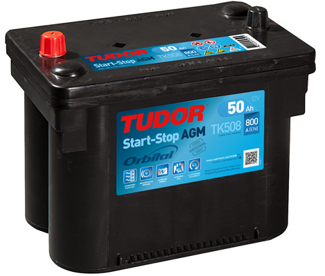 BATERIA TUDOR AGM 50AMP 800EN START STOP