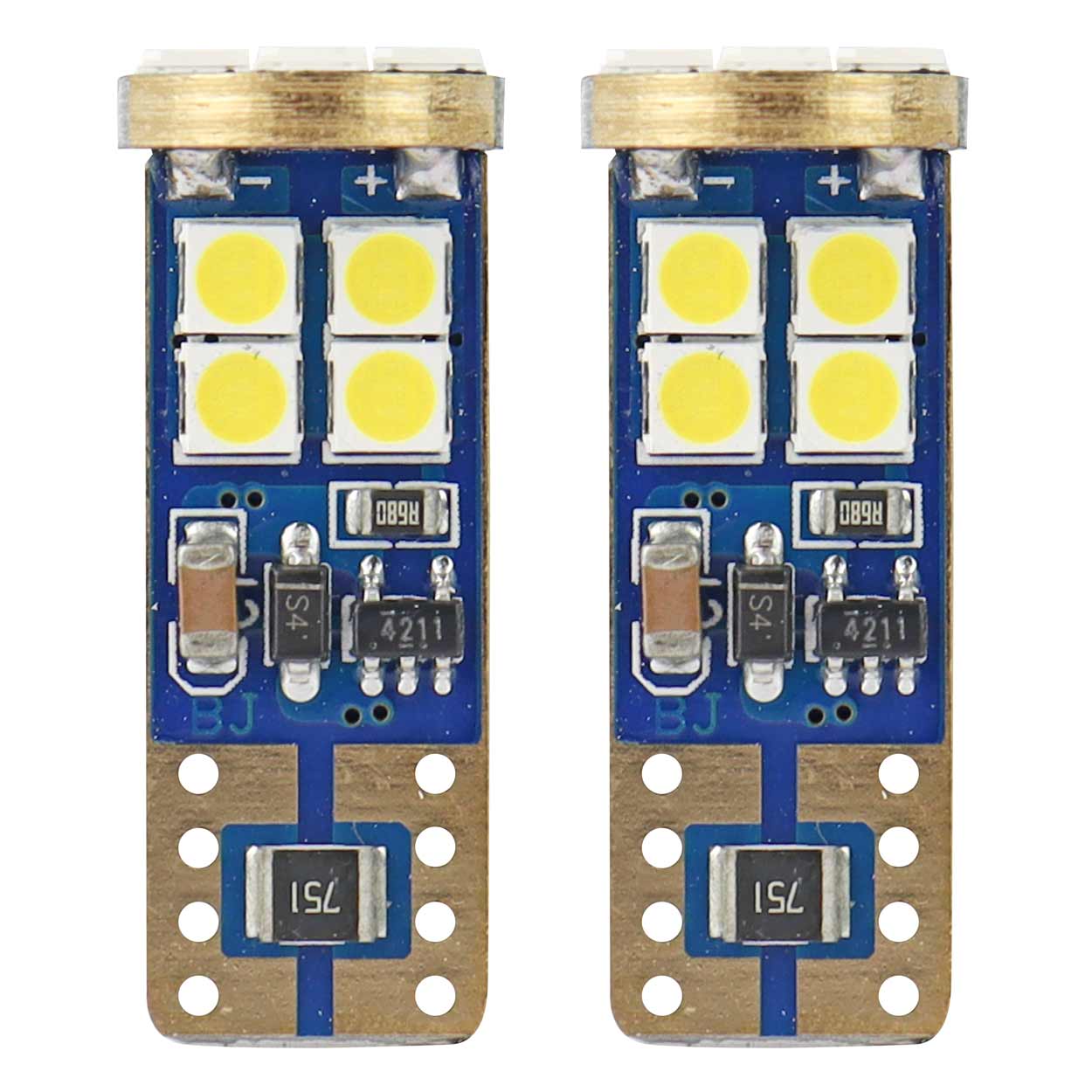 KIT 2x LED CANBUS T10e W5W