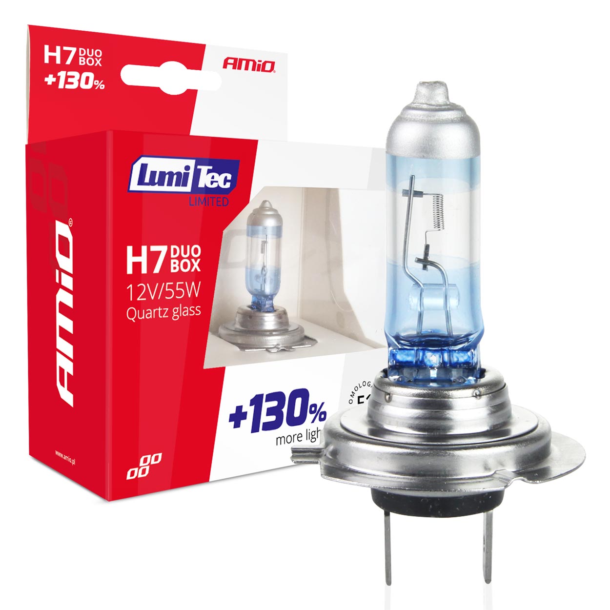 KIT LAMPADAS H7 12V55W + 130