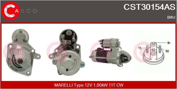 MOTOR DE ARRANQUE 12 V MARELLI