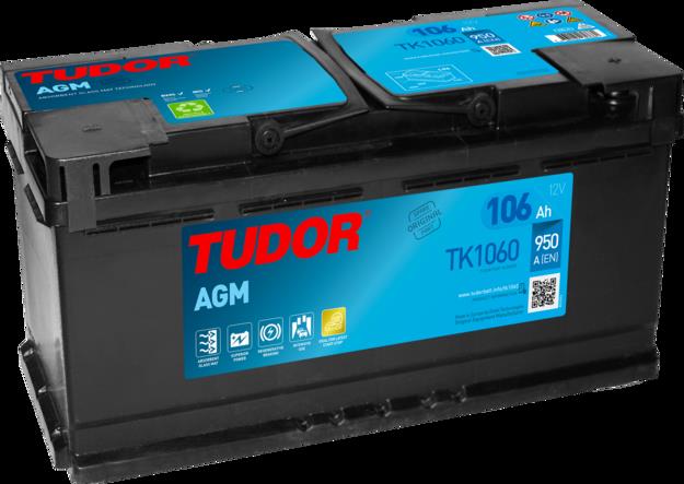 BATERIA TUDOR AGM 105AMP 950EN START STOP