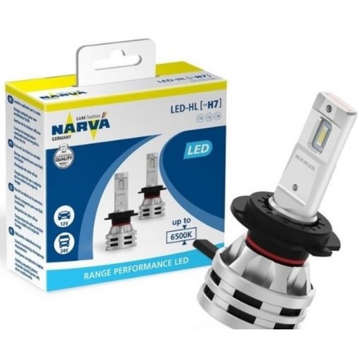 LAMPADA NARVA LED H7 24W (JOGO2)